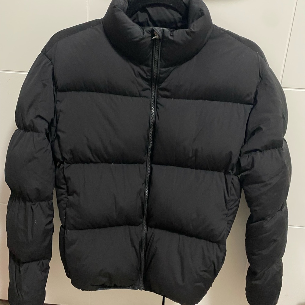 Babaton Black Quilted Puffer Jacket
